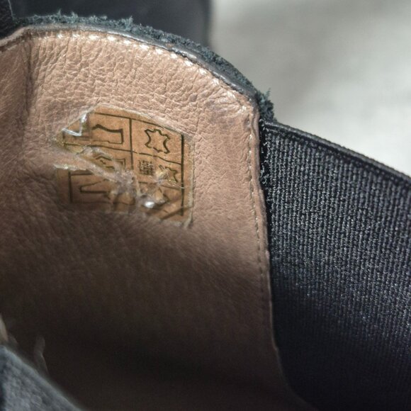 41 Wonders Fly Hija V10 Black Leather Studded Chelsea Boots Size 41 - Picture 8 of 10